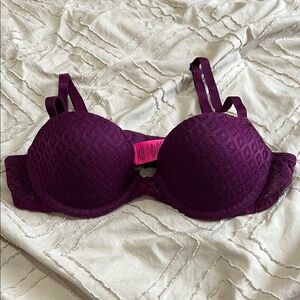 La SENZA Purple Quilted Underwire Bra